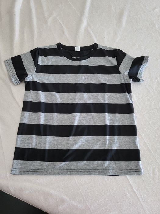 T-shirt rapaz riscas