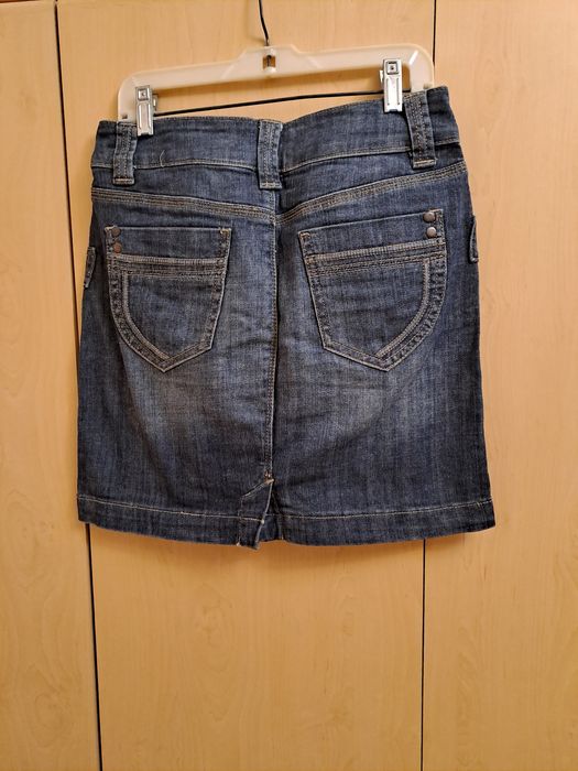 spódnica jeansowa mini cache cache 36