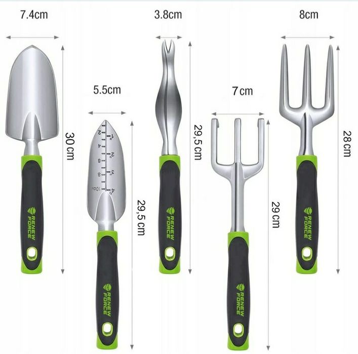 Zestaw narzędzi ogrodniczych 5szt.