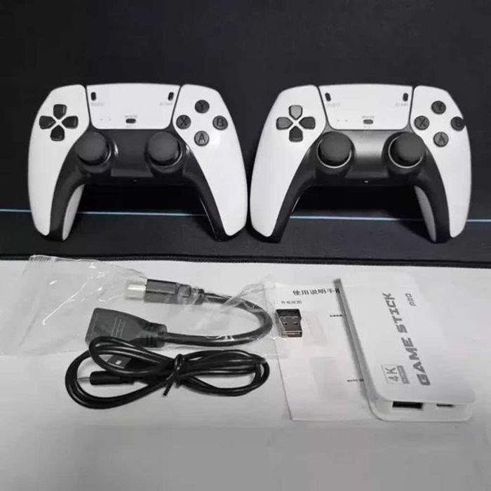 NOVA - Consola M15 GameStick 4K + 20000 Jogos + 2 Comandos