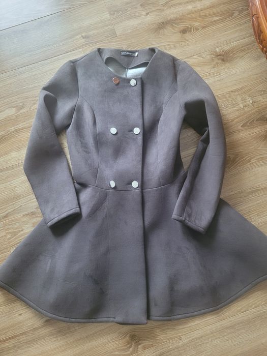 NOWA długa kurtka zimowa płaszcz puchowy nowa z metką czarna