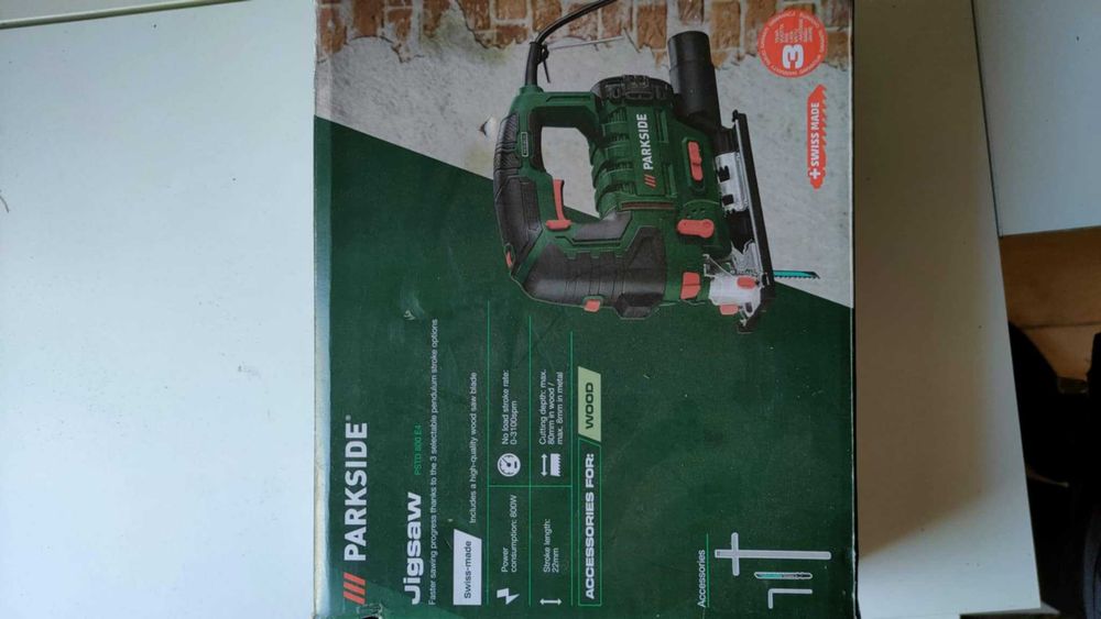 Nowa, nieużywana wyrzynarka Parkside PSTD 800e4