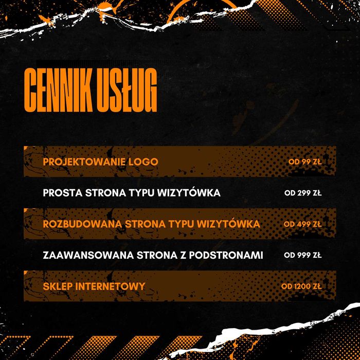 Tworzenie stron www | Sklep internetowy | Strona internetowa | Pozycjonowanie stron | Google ADS | Facebook | Wizytówka Google