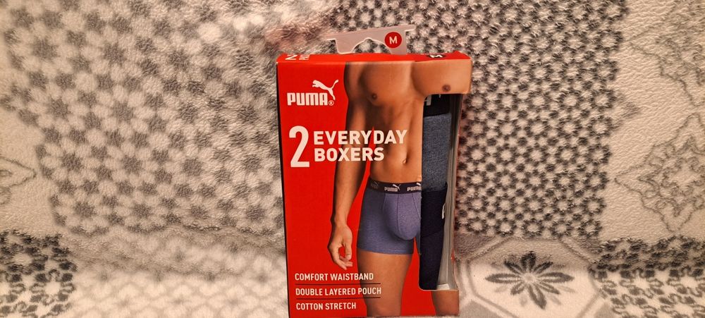 Nowe Bokserki męskie 2pack firmy Puma Orginals Everyday  w rozmiarze M