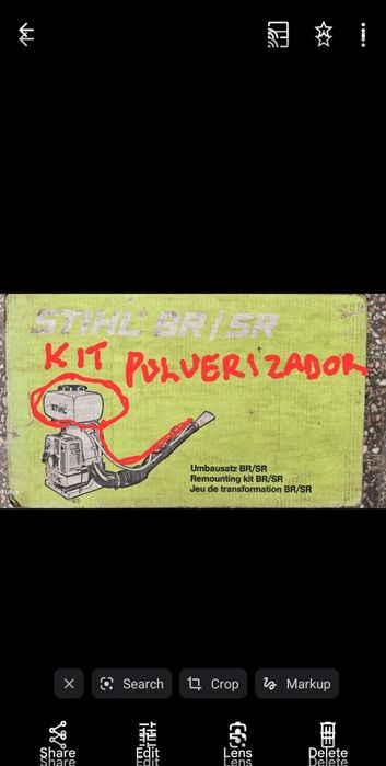 Soprador mochila Stihl BR320 + KIT