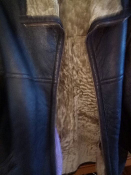 Кожаная дублёнка