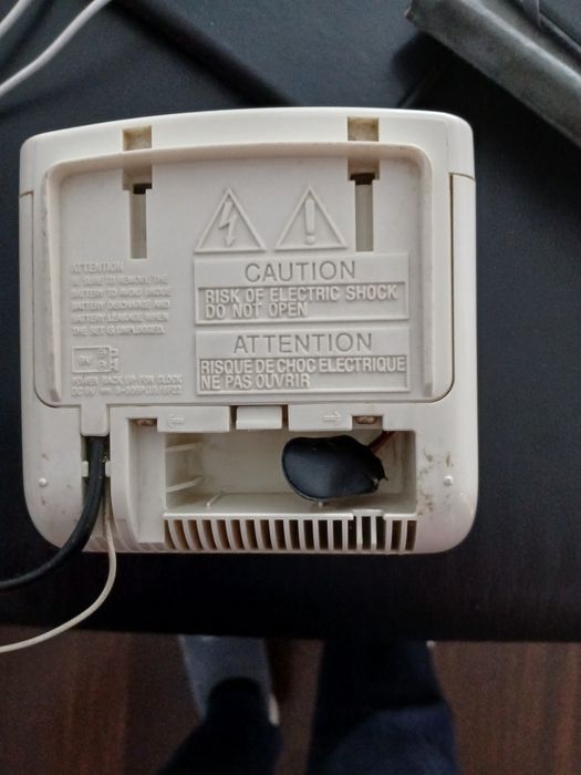 Rádio, relógio e despertador