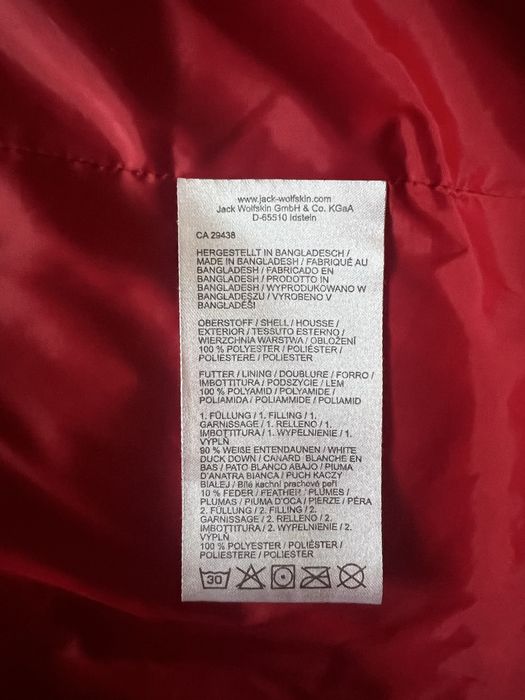 Пуховик jack wolfskin женский