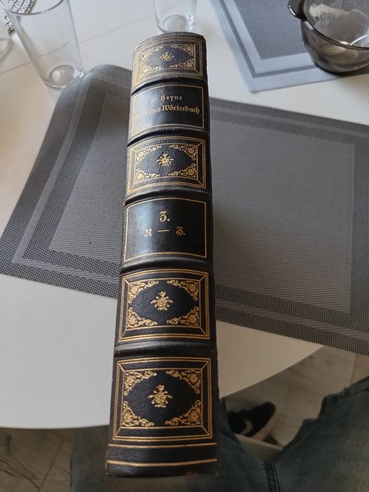 Stary słownik języka niemieckiego 3 tom 1895 r