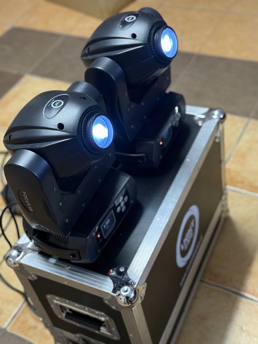 Light4me focus spot 60 Głowy ruchome 2 szt. + case