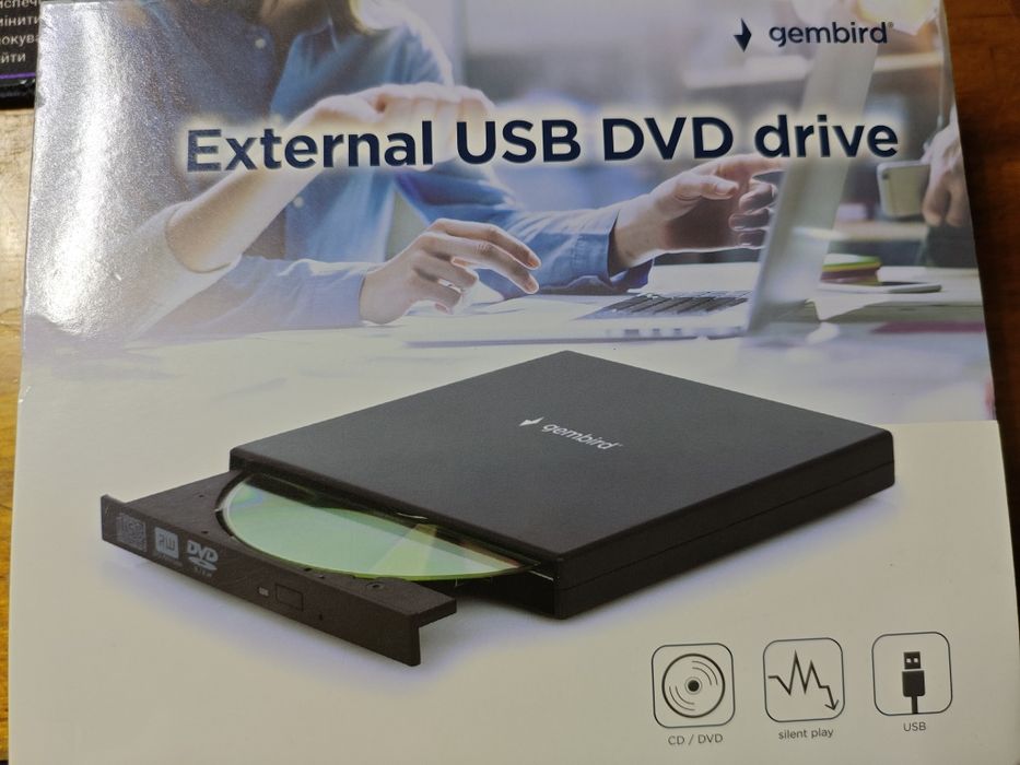 Зовнішній дисковод Nolyth 5-in-1 external cd dvd drive (Для PC та Mac)