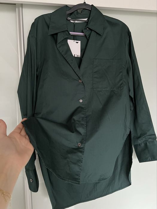 Koszula Zara elegancka bawełna 100% w stylu boho viralowa