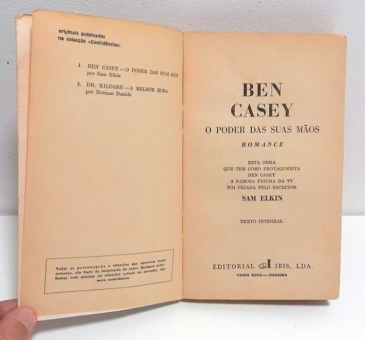 Ben Casey - O Poder das Suas Mãos, de Sam Elkin