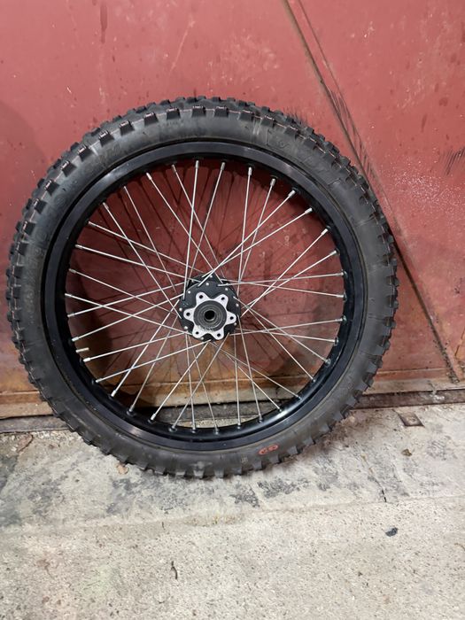 Koło tył Talaria + 80/100 opona off-road.
