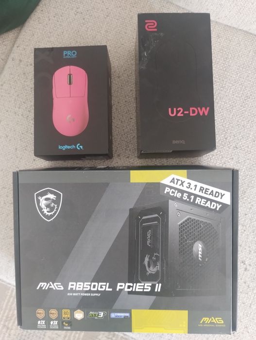 Fonte e 2 Mouses (U2 DW) e Logitech