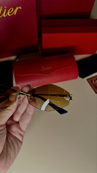 Окуляри очки Cartier panthere ромби з поляризацією