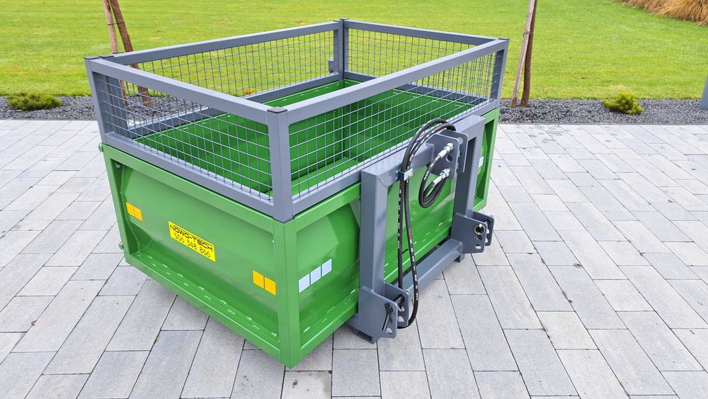 skrzynia transportowa na tył ciągnika tylny TUZ kiper hydrauliczny