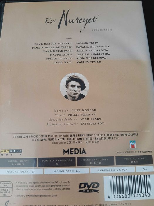 Patricia Foy - Rudolf Nureyev, a documentary - DVD - Arthaus Musik