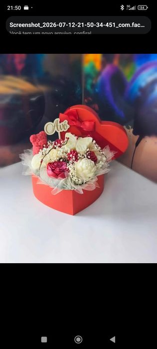 Arranjos de flores de cera
