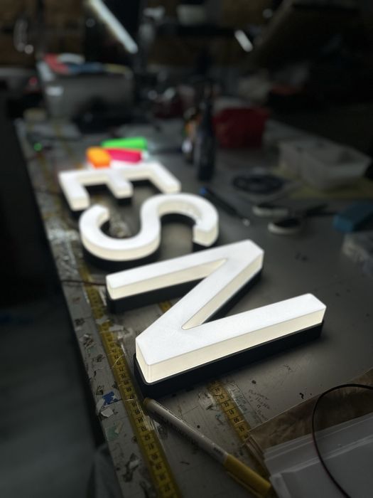 Nomes Letras 3D e Led