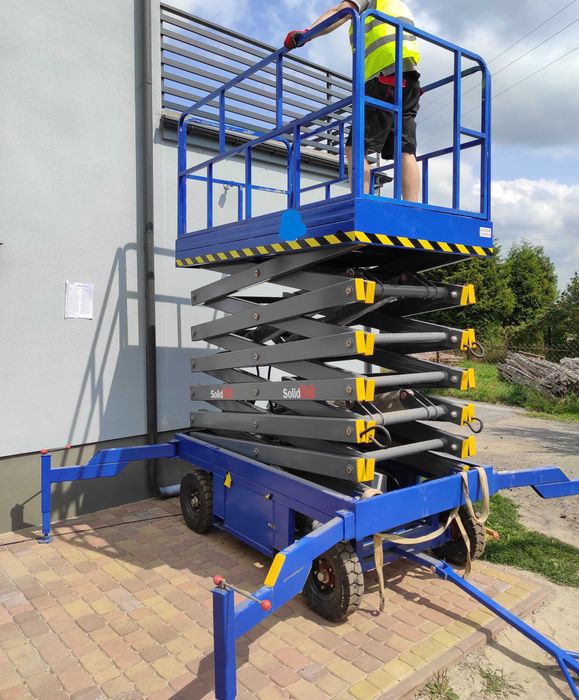 SolidHub SBE1000 – podnośnik nożycowy 500 kg / 10 m – ważne UDT