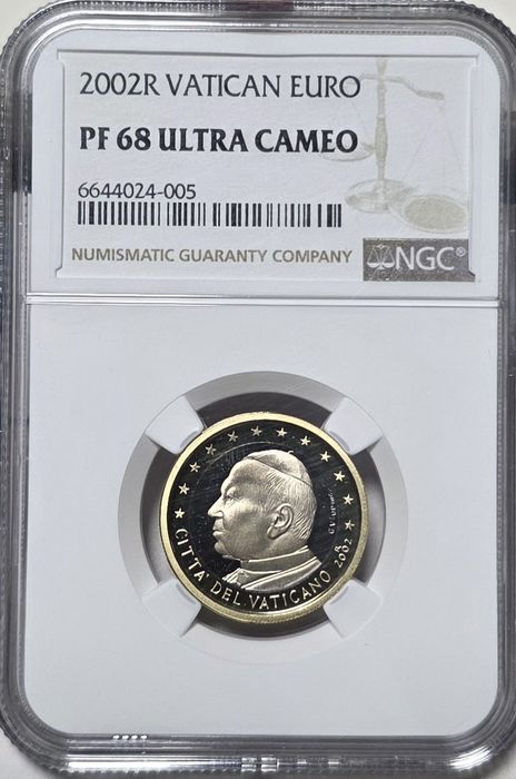1 euro 2002 PF 68
