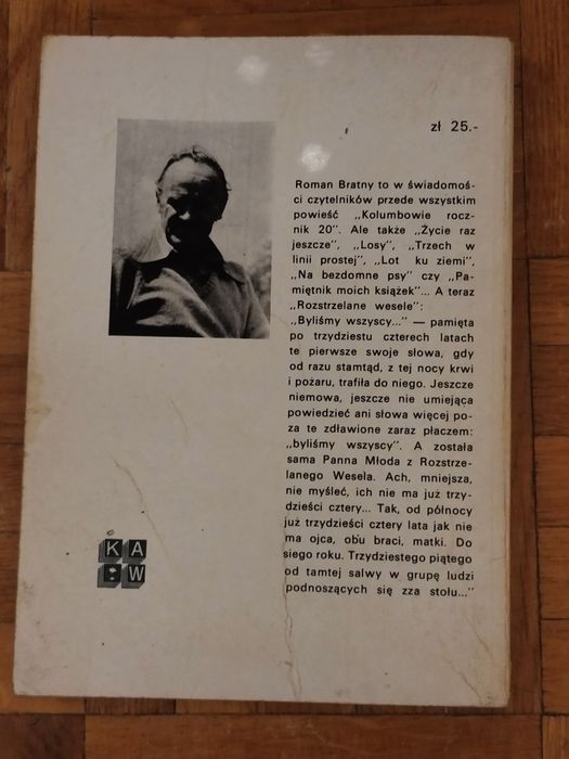 Rozstrzelane wesele Roman Bratny