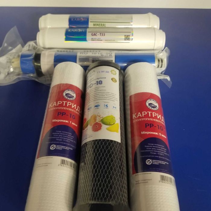 Комплект фильтров из 6 штук Стандарт для обратного осмоса