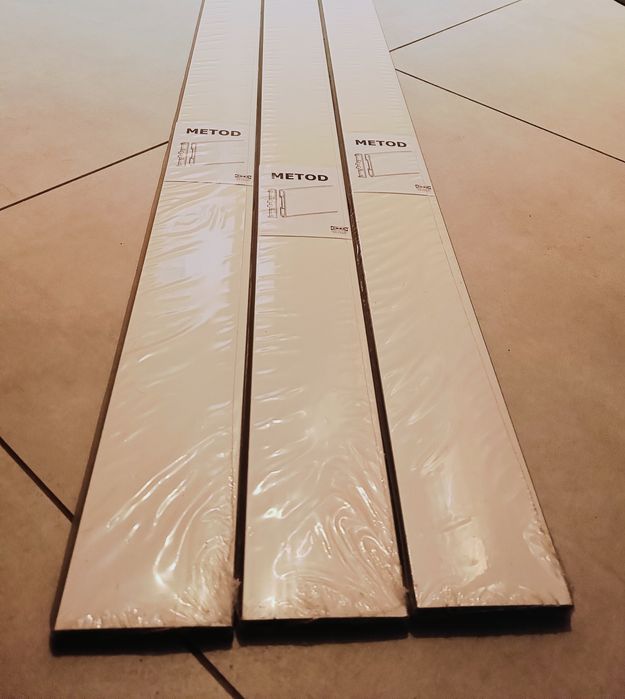 IKEA Förbatträ 220x8 Cokół cokoły kremowe nowe do METOD