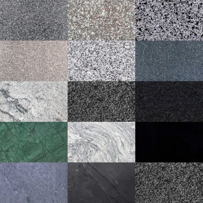 Nagrobek Granitowy Pomnik Premium Prosty Granit Granatowo-Czarny