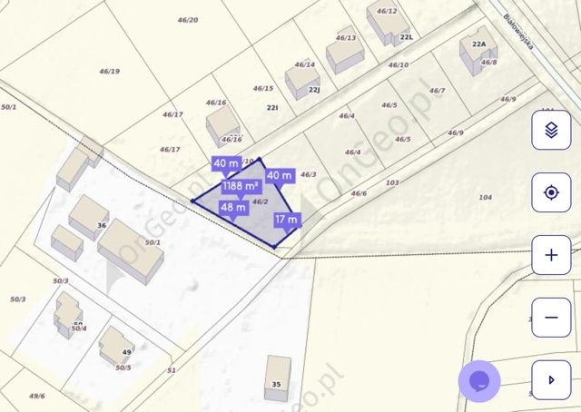 Działka budowlana 1188 m2 - Pułtusk - Olszak