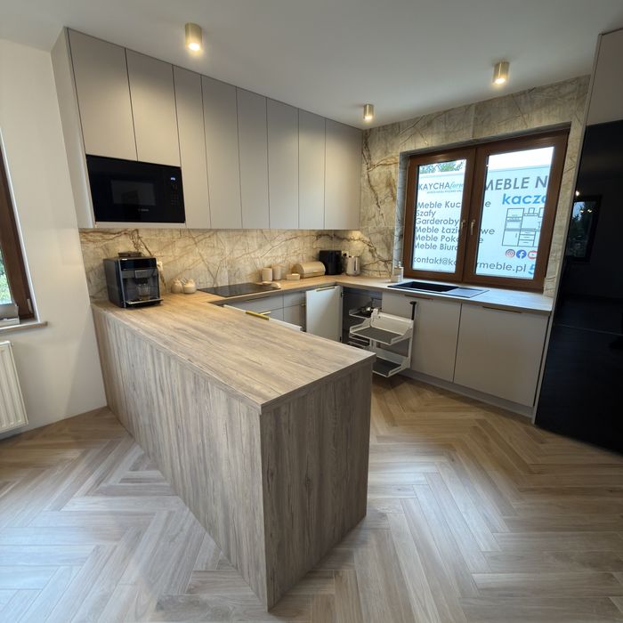 Producent - Meble na Wymiar Kuchenne DARMOWA WYCENA Szafa Garderoba Biurko Komoda Kuchnia Pomiar Wycena  Projekt Produkcja Transport Montaż Zabudowa