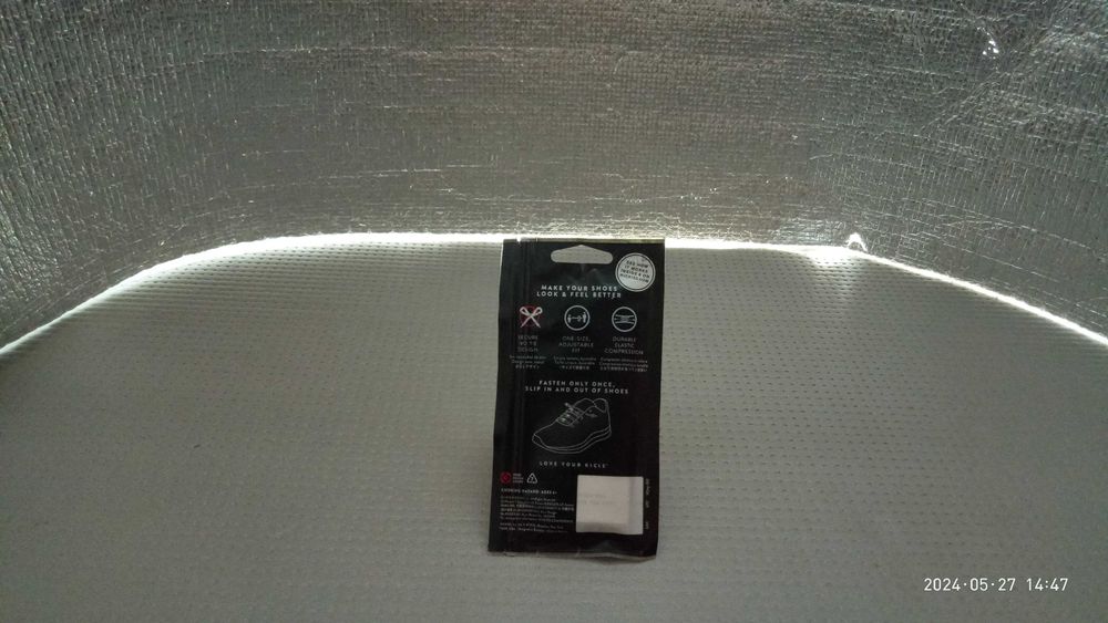 Силиконовые шнурки / Hickies Lacing System / 14 шнурков / Серые