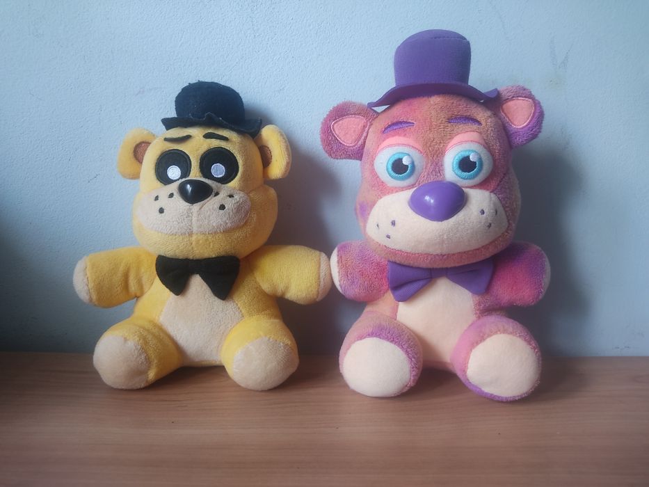 М'які іграшки Фредді та Золотий Фредді five nights at Freddy's. Ціна за два