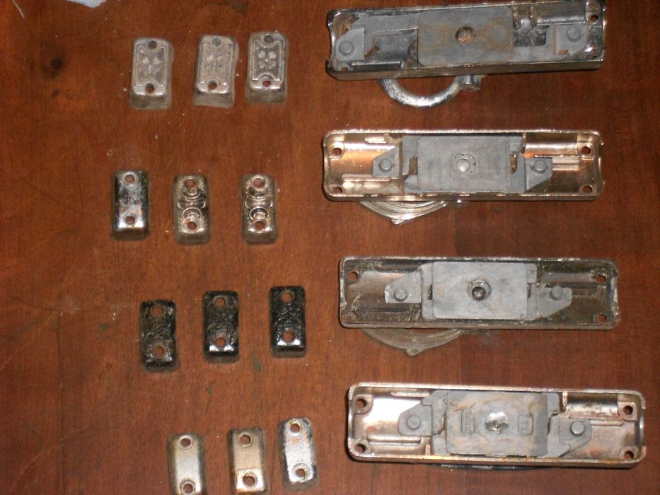 Fechos cremones antigos para janelas portas madeira varios modelos