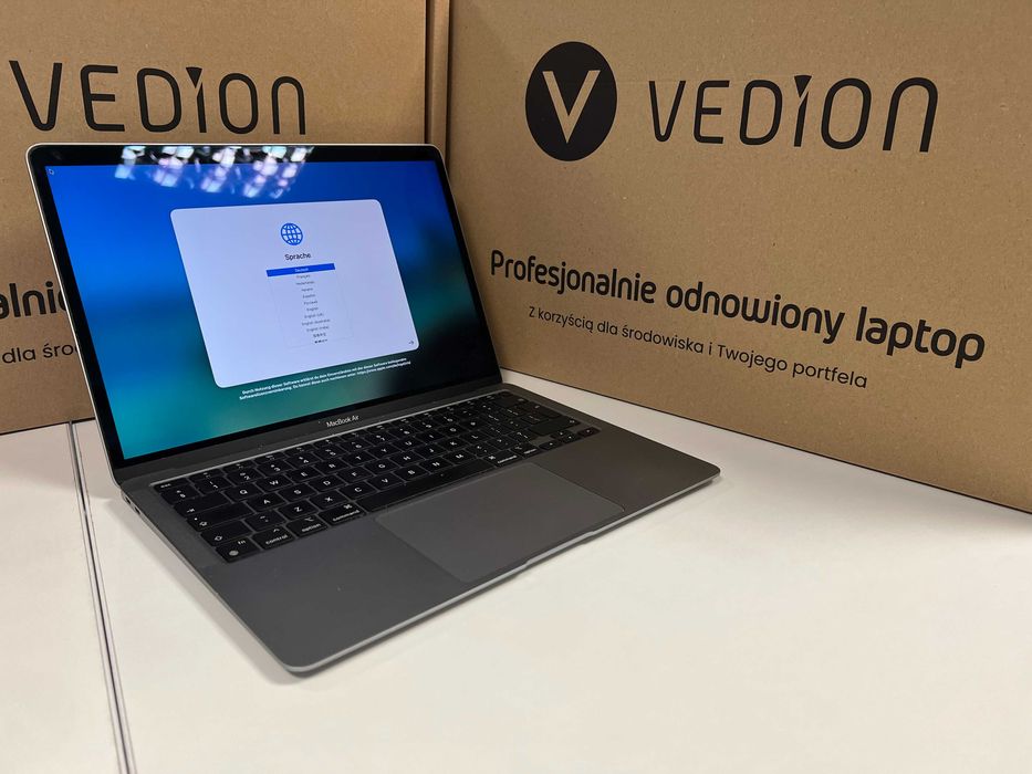 Apple Macbook Air A2337 13,3" (2020) / M1 8 Core CPU / 16GB / 256GB SSD / 2560x1600 Retina / 33575 / Space Gray