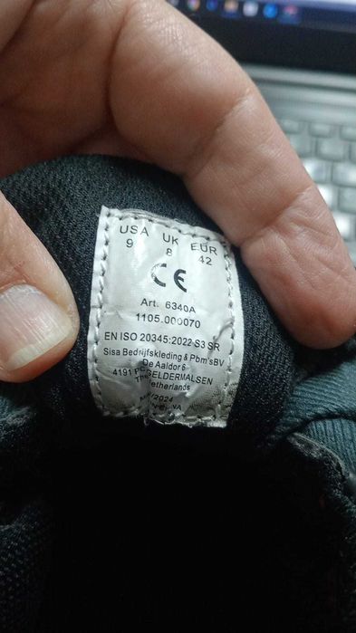 Botas de Segurança SISA S3 Profissionais – Novas – Tam. 42