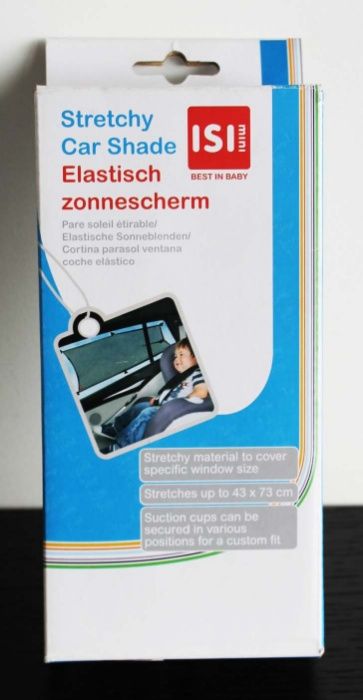 Cortina elástica protectora solar para janelas de carro (COMO NOVA)