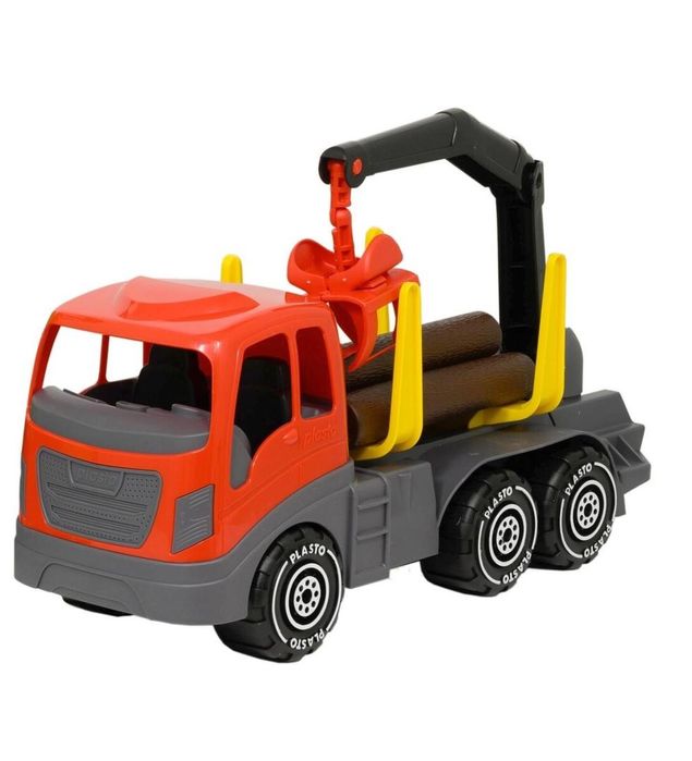 Ciężarówka z drewnem i dźwigiem Timber truck 45cm ,450x250 mm