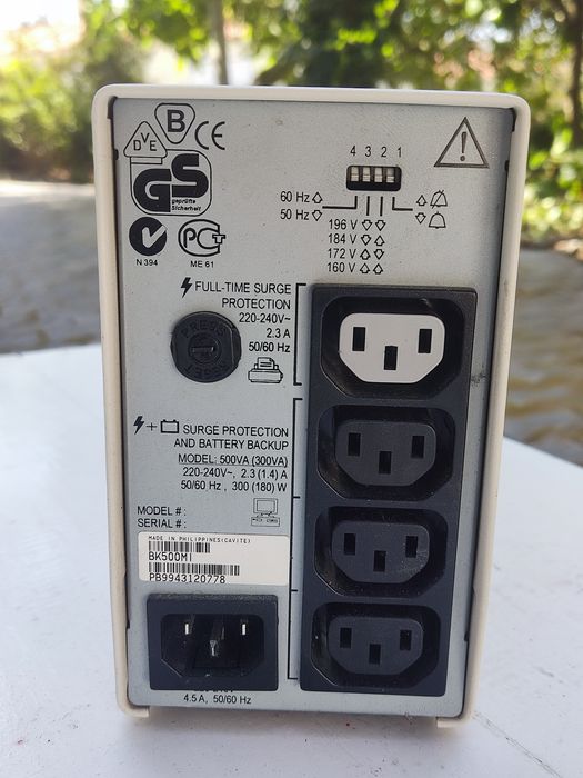 Backup UPS APC 500