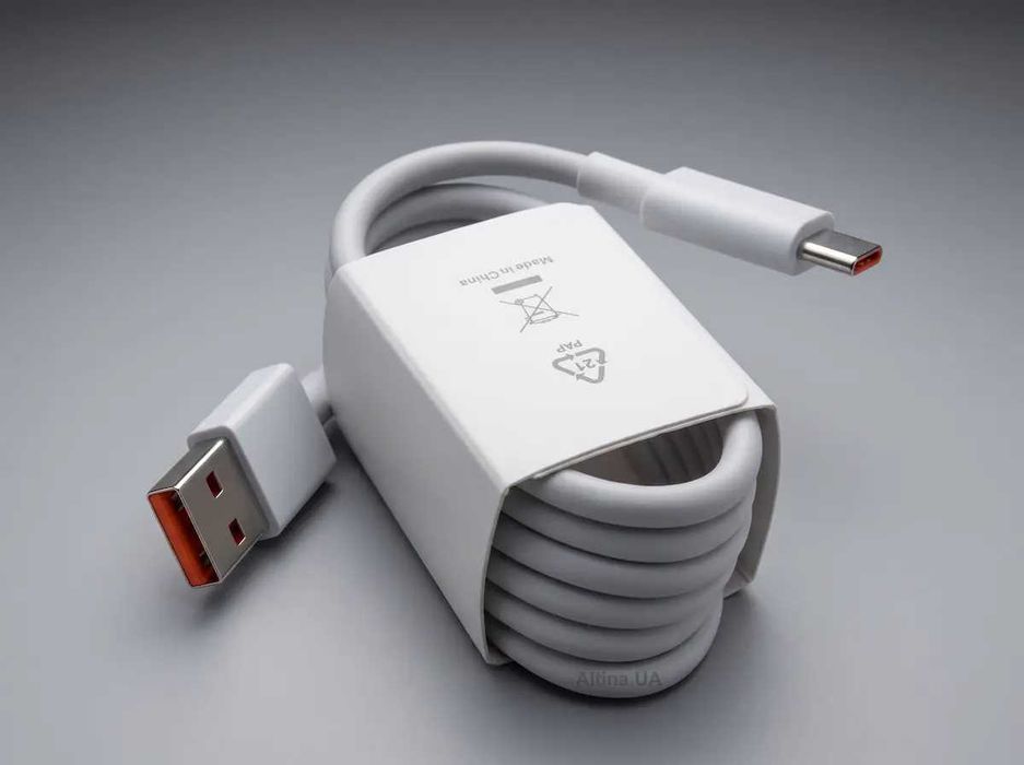 Кабель Mi Turbo Xiaomi USB - Type-C 6A ORIGINAL гар. 6 міс.
