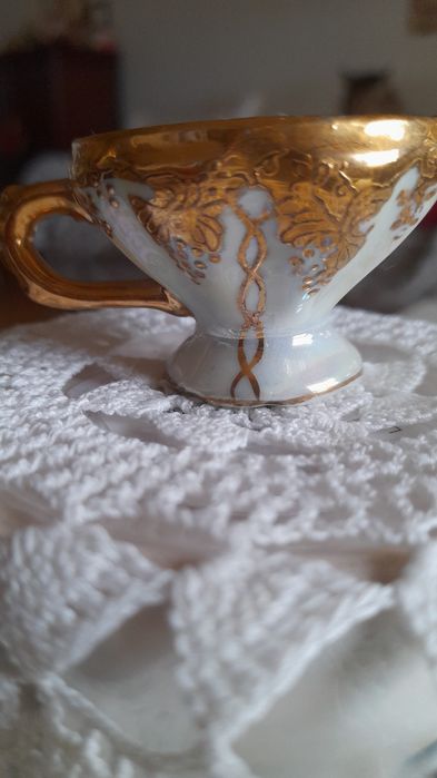 Mini chavena dourada