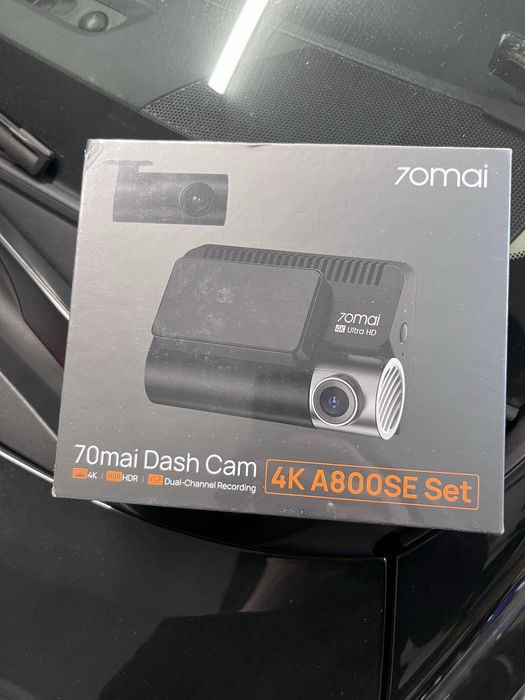 Wideorejestrator 70mai A800SE 4K – Zestaw Przód + Tył + Karta 128GB