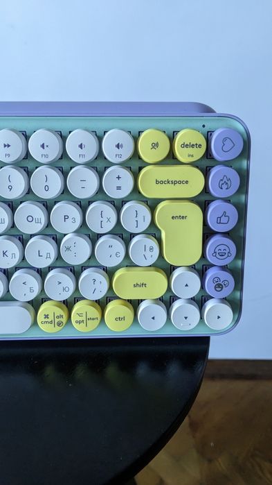 Клавіатура Logitech POP Keys Wireless Mechanical Keyboard Daydream Min