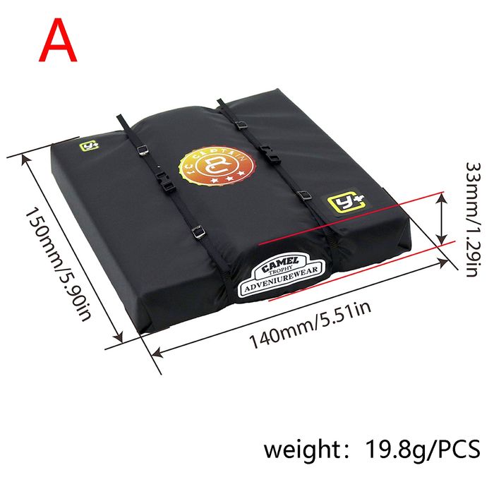 Imitacja namiotu dachowego do modelu rc 1:10 TRAXXAS AXIAL FMS reely