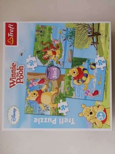 Puzzle zestaw 3 w 1 KUBUŚ PUCHATEK od TREFL