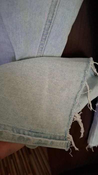 bershka spodnie jeansowe damskie szerokie 38