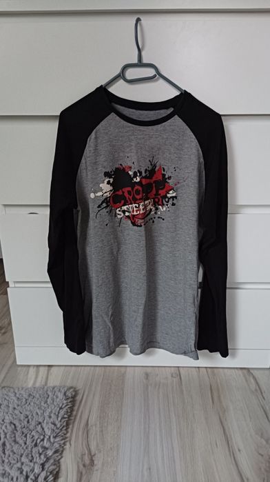 M Cropp bluzka męska z nadrukiem długi rękaw długim rękawem longsleve