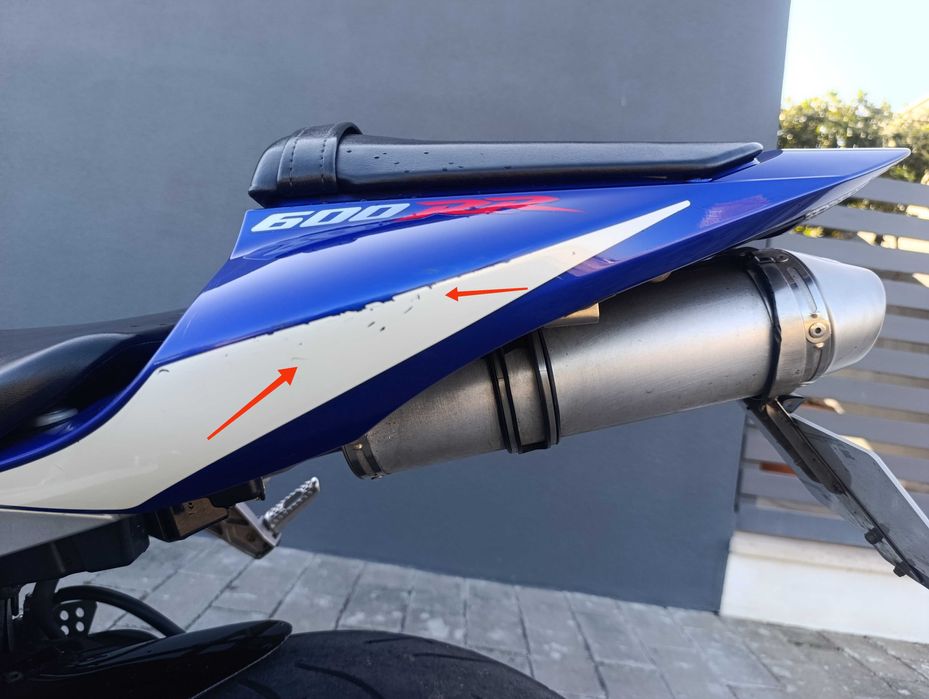 Honda CBR 600rr azul