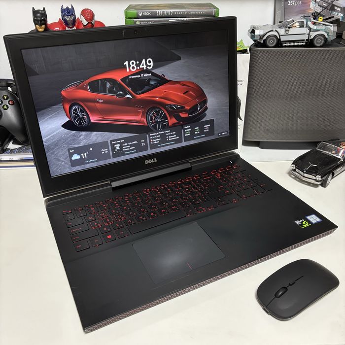 Ігровий ноутбук Dell Inspiron 7567 Gaming 15.6" FHD IPS i7-7700HQ GTX 1050 Ti 4Gb 16/256Gb